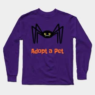 Adopt a Pet Spooky Spider Long Sleeve T-Shirt